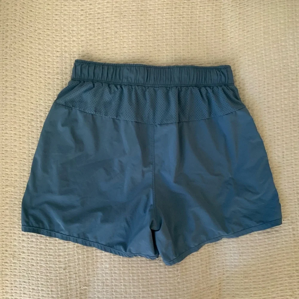 Athletegy Quad Short 2.0 Iron Blue 5” Lined Athletic Workout Running Shorts